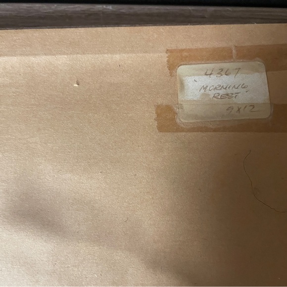 Guaranteed Original Marke K. Simmons “Morning Rest” - Picture 6 of 7